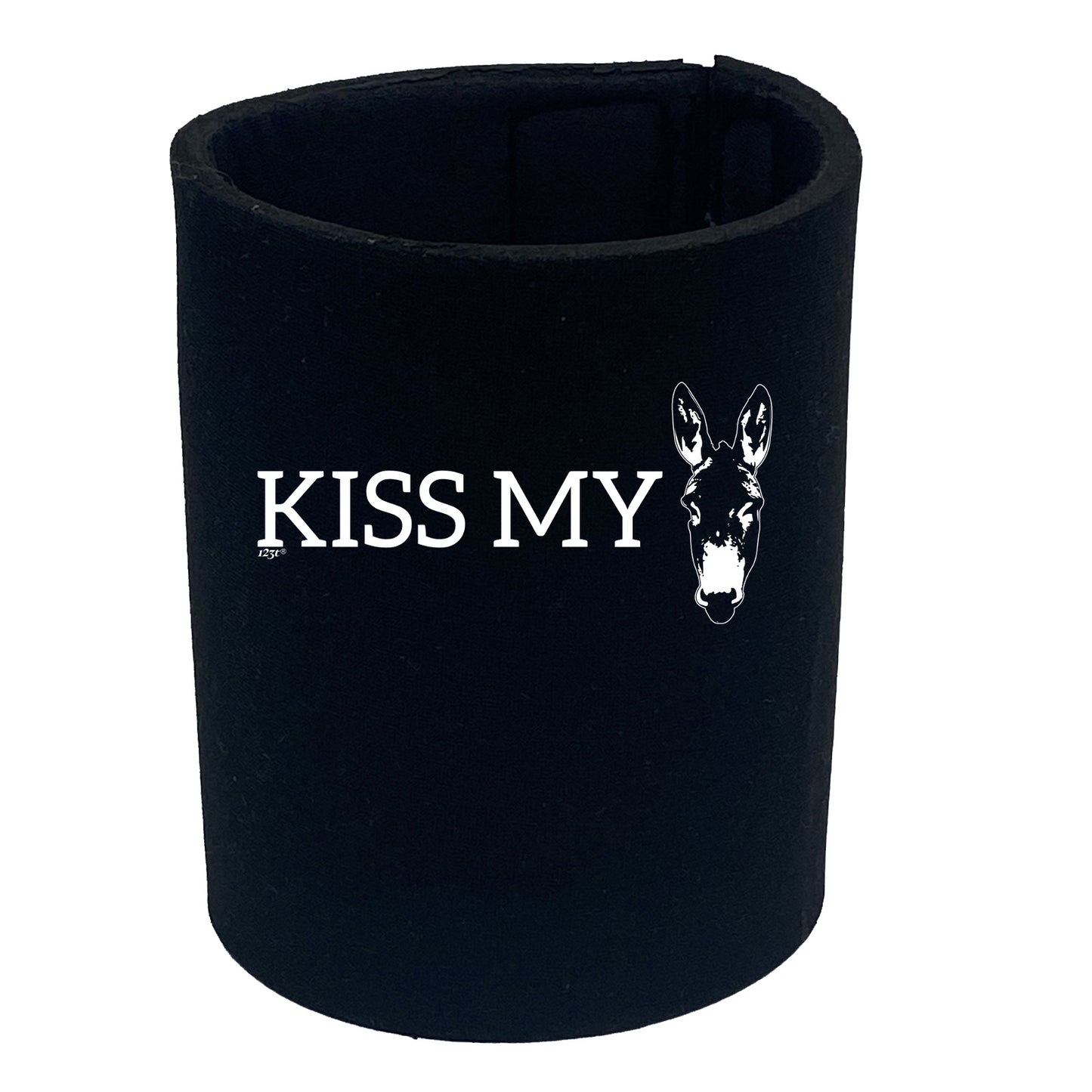 Kiss My Ass Donkey - Funny Stubby Holder