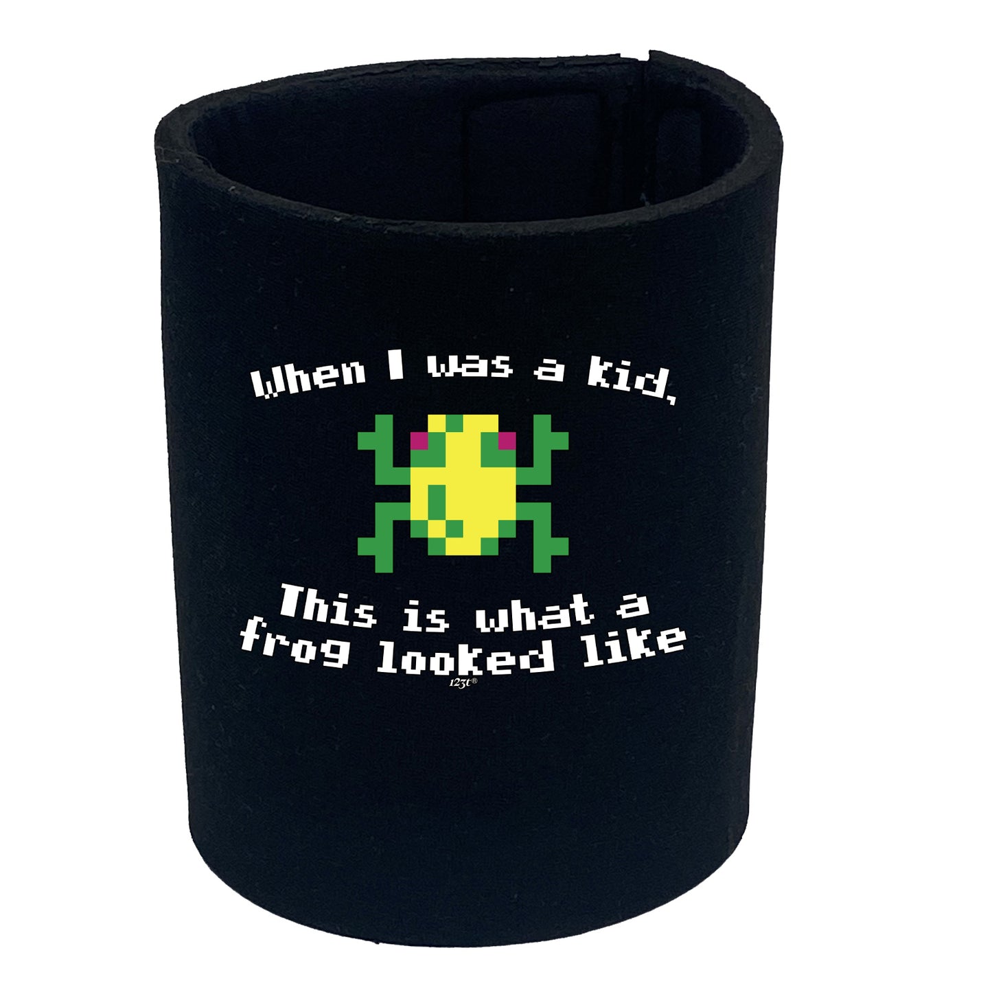 When Was A Kid This Is What A Frog Looked Like - Funny Stubby Holder