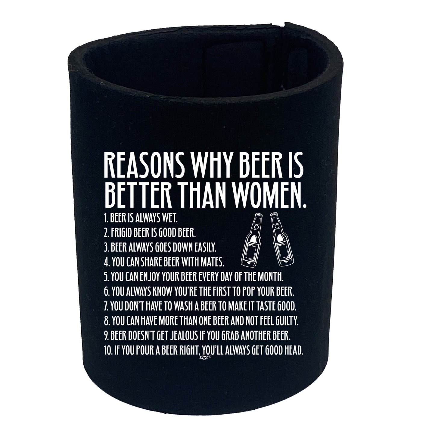 Reasons Why Beer Is Better Than Women - Funny Stubby Holder