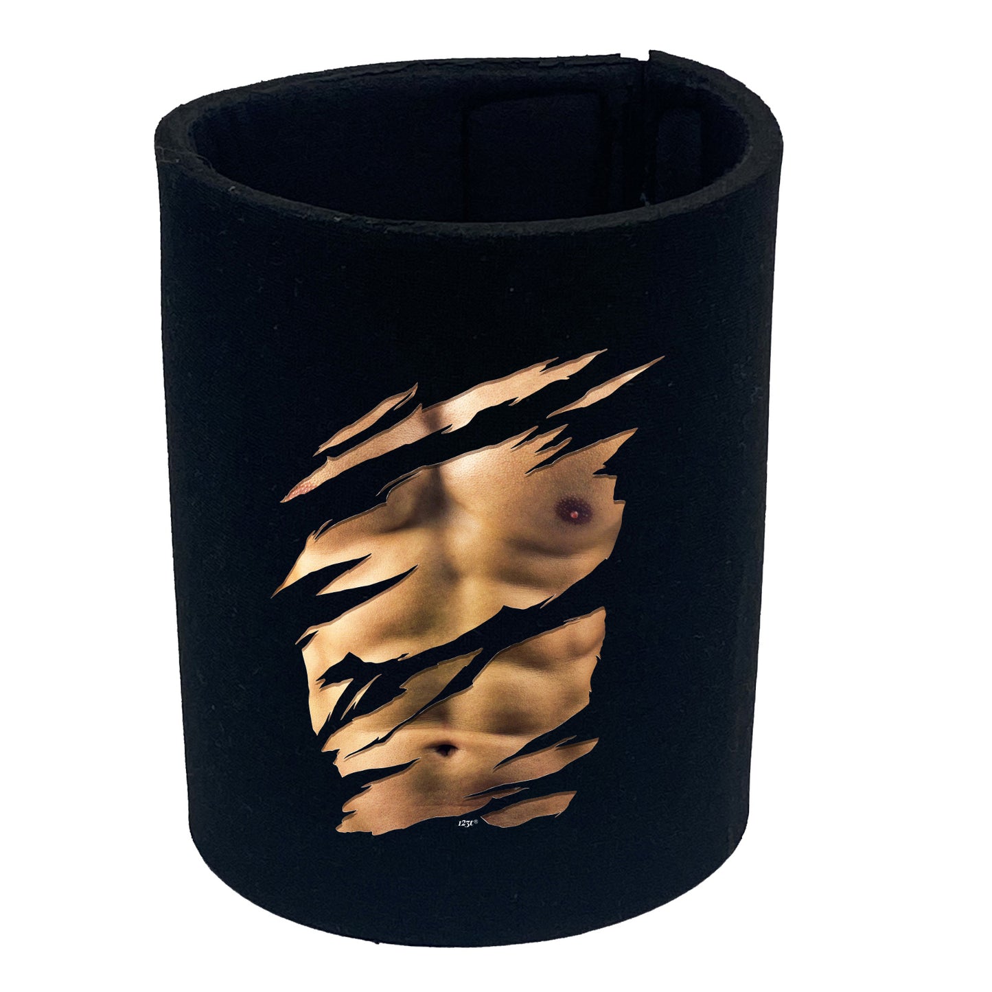 Ripped Six Pack - Funny Stubby Holder