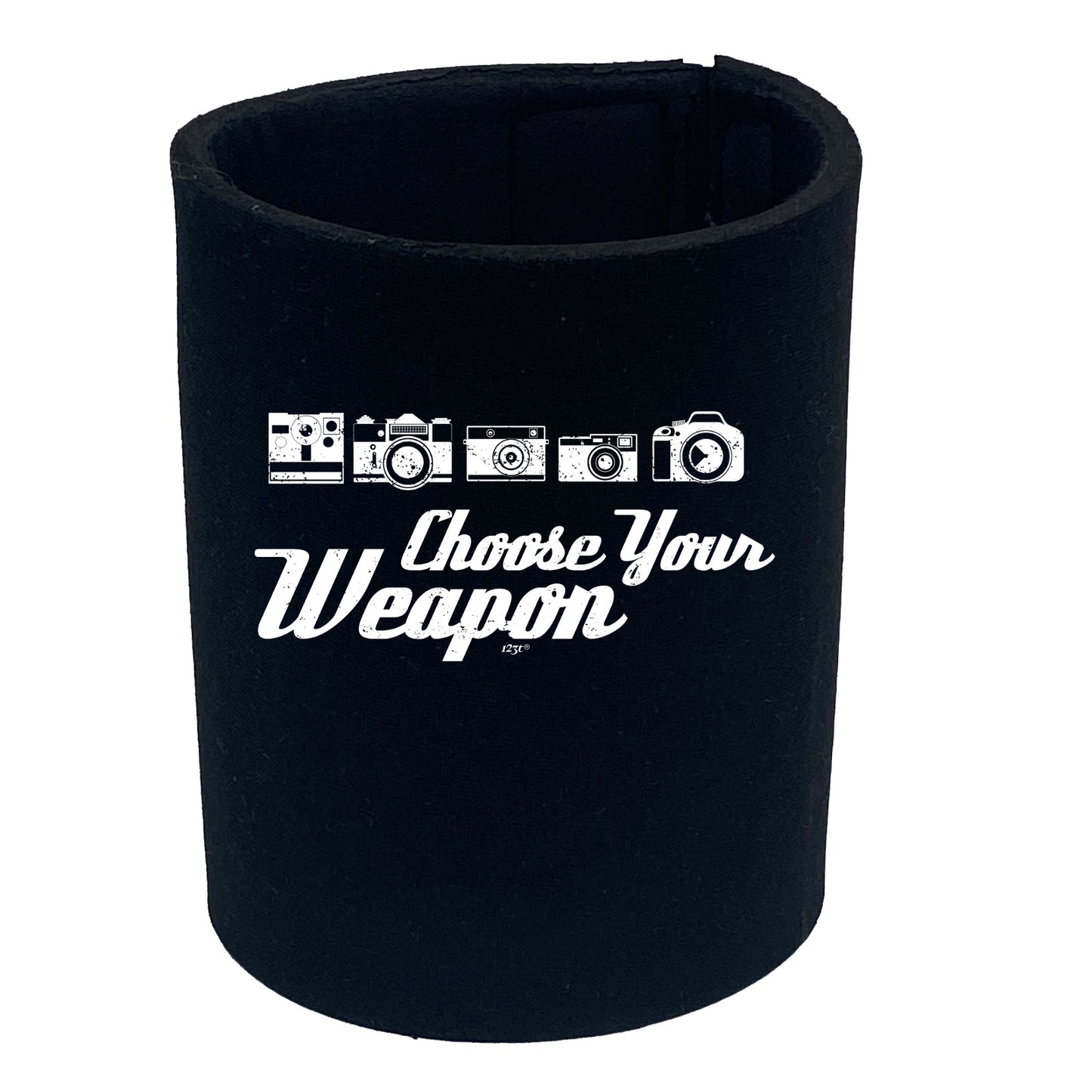 Photographer Choose Your Weapon - Funny Stubby Holder
