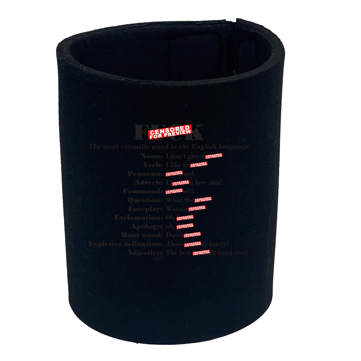 F K The Most Versatile Word - Funny Stubby Holder