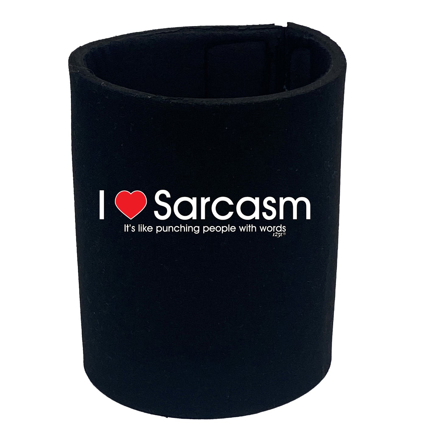 Love Sarcasm Punching - Funny Stubby Holder