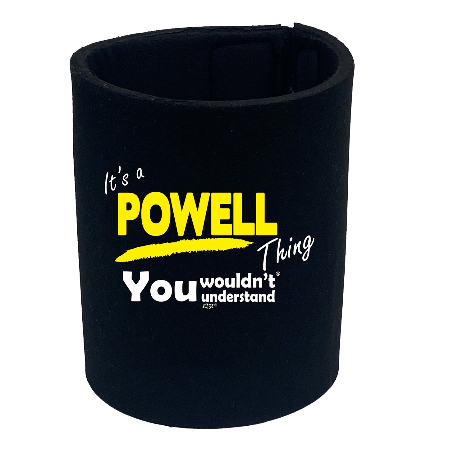 Powell V1 Surname Thing - Funny Stubby Holder