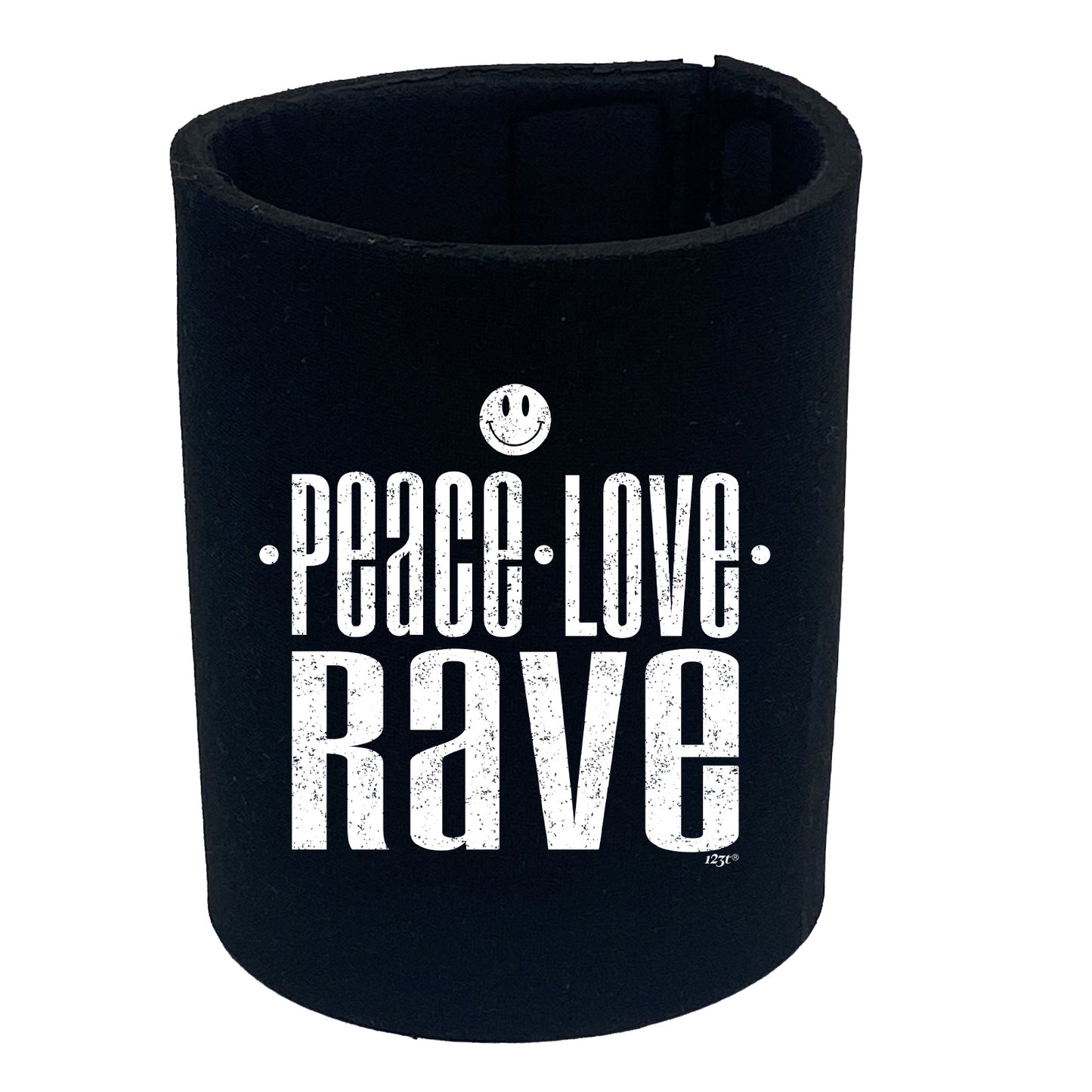 Peace Love Rave - Funny Stubby Holder