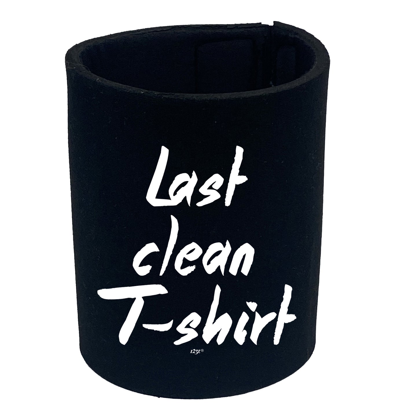 Last Clean Tshirt - Funny Stubby Holder