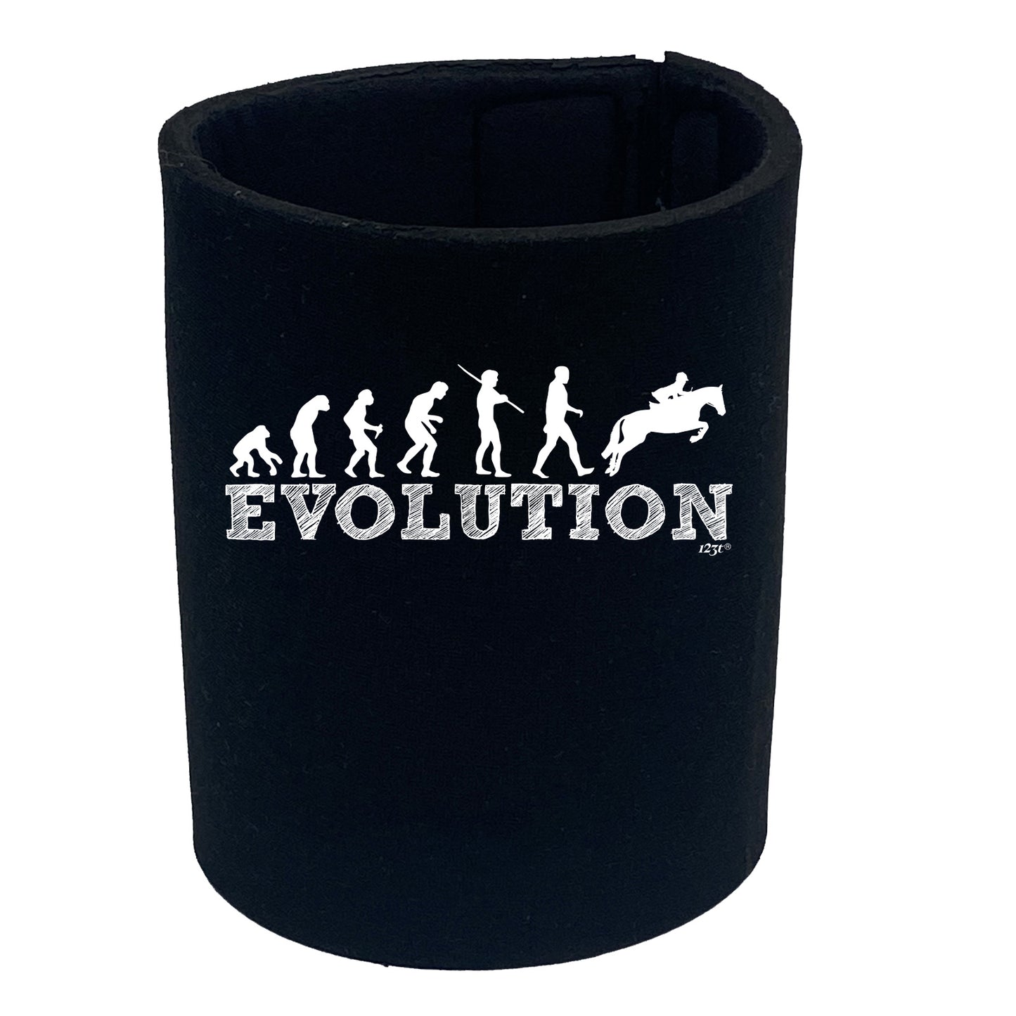 Evolution Horse Jumping - Funny Stubby Holder