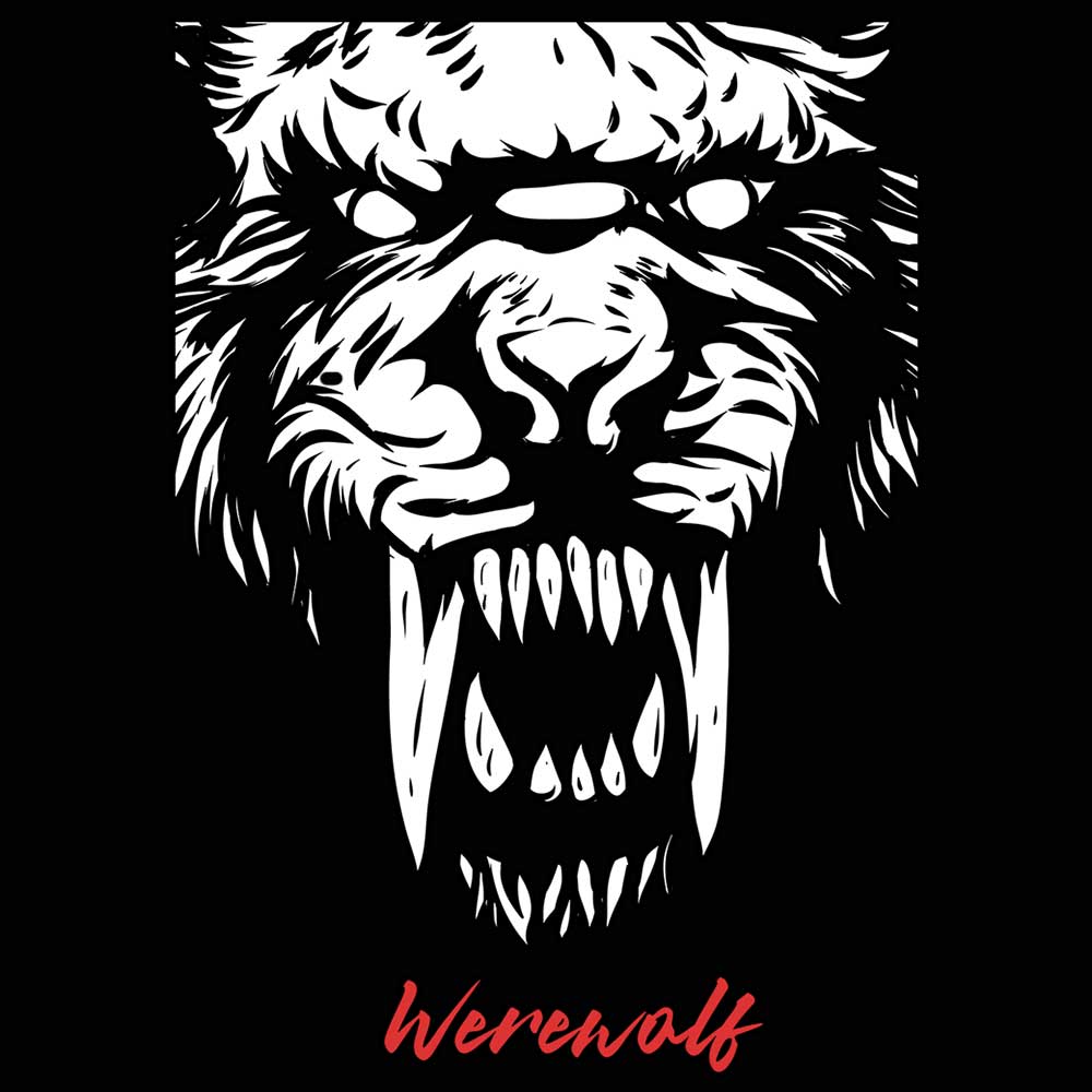 Werewolf Face Fashion - Mens 123t Funny T-Shirt Tshirts