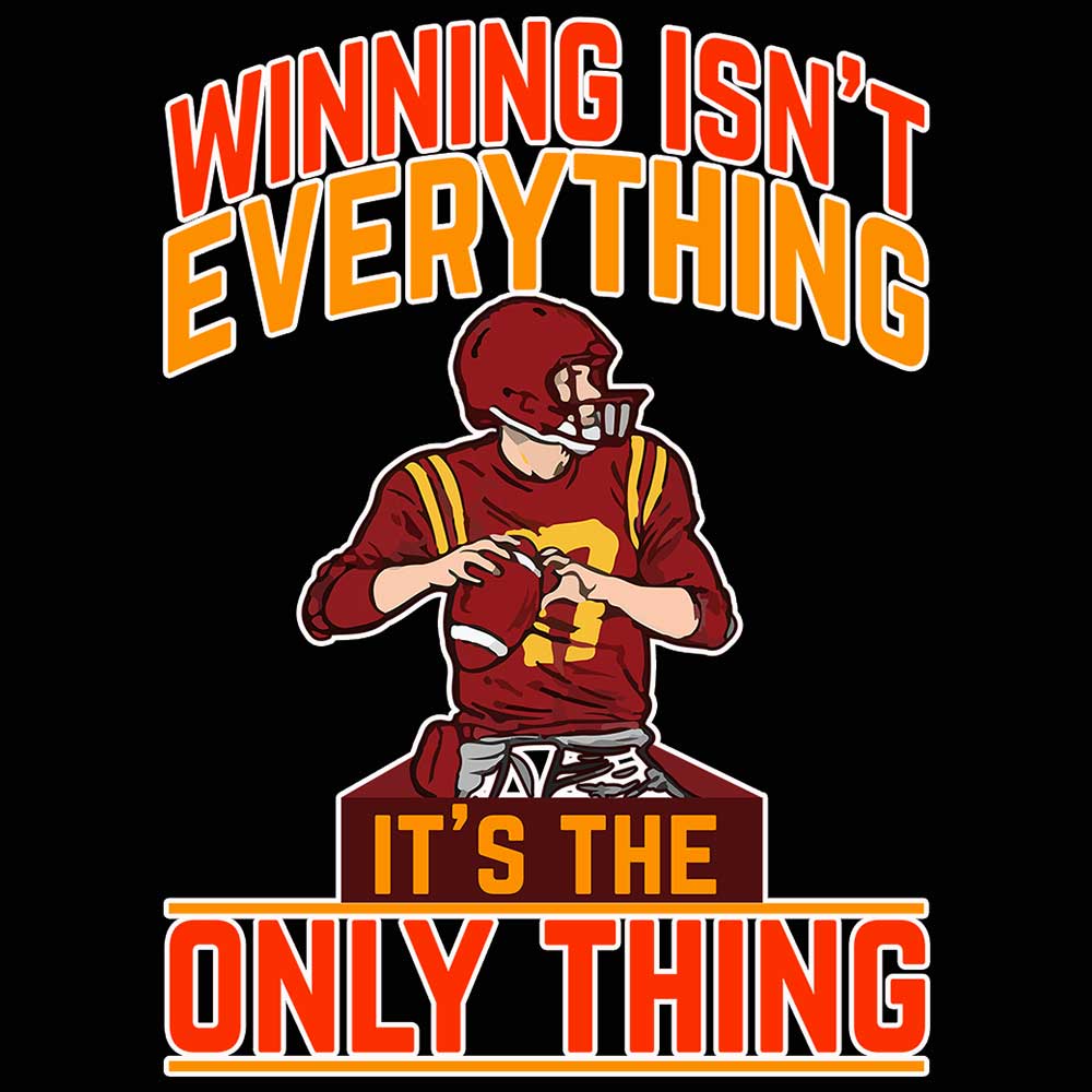 Winning Isnt Everything American Football Gridiron - Mens 123t Funny T-Shirt Tshirts