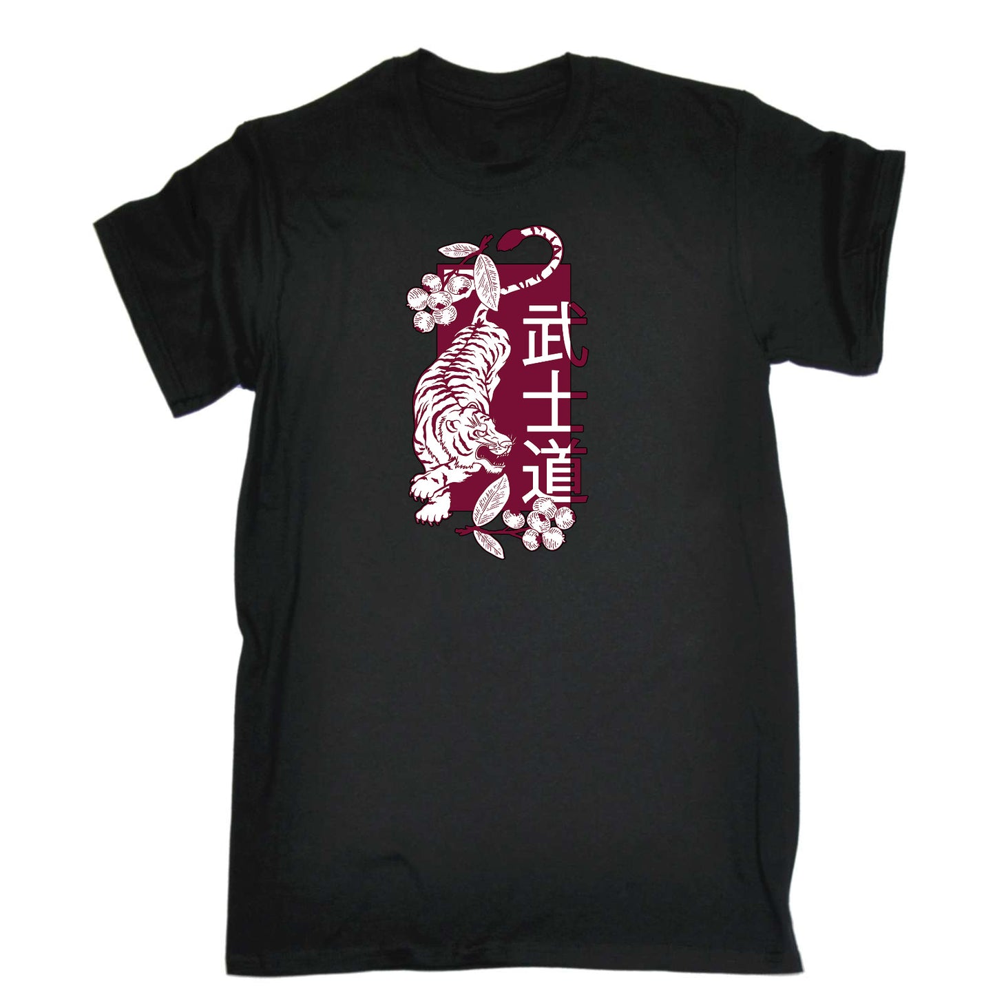 Tiger Japanise - Mens Funny T-Shirt Tshirts