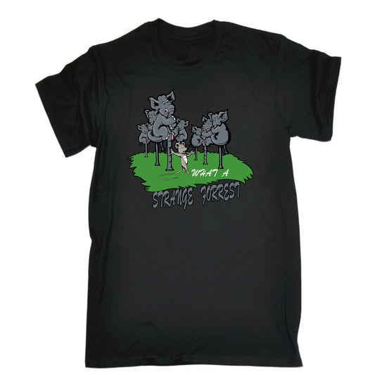 What A Strange Forest Elephant Mouse - Mens Funny T-Shirt Tshirts