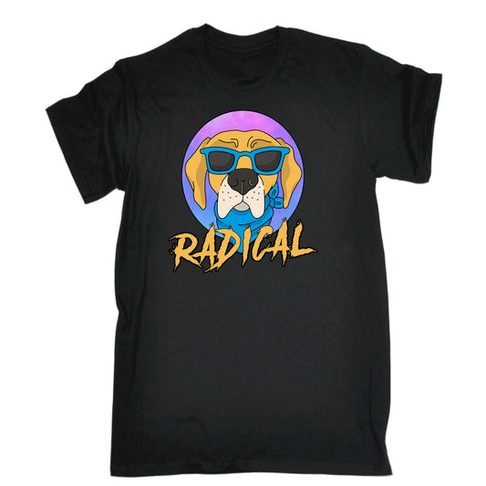 Radical Dog Dogs Pet Animal - Mens Funny T-Shirt Tshirts