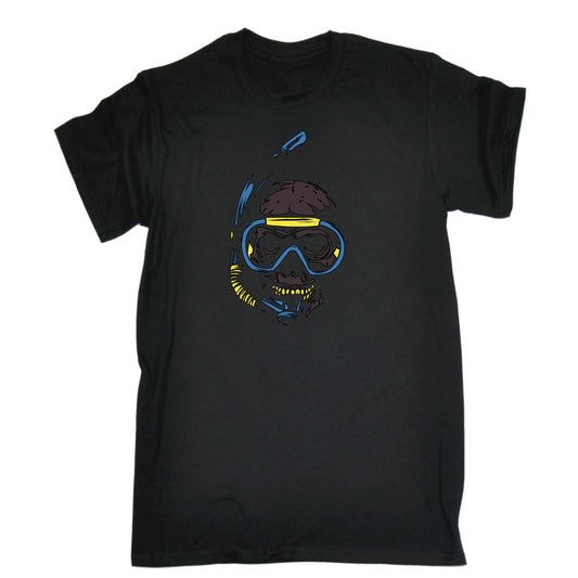 Scuba Diving Skull - Mens Funny T-Shirt Tshirts