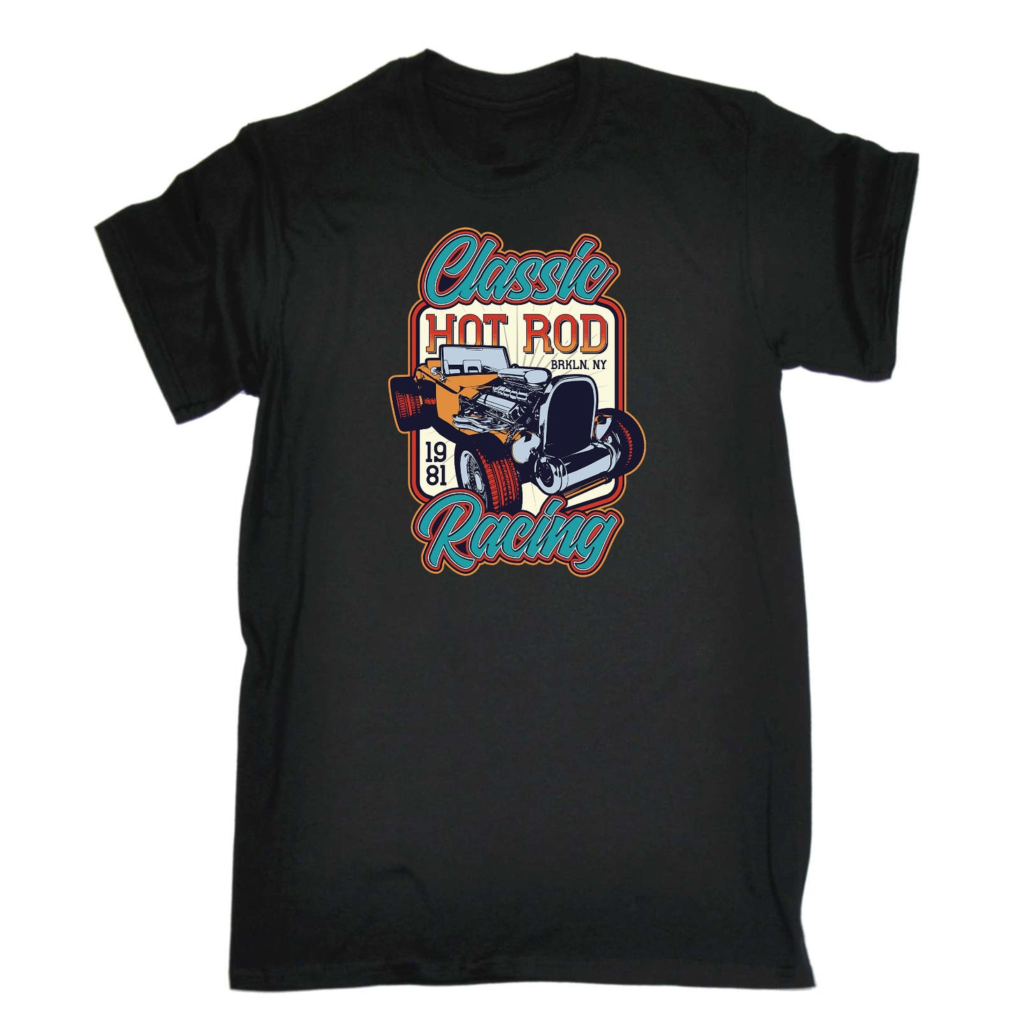 Classic Hotrod Racing Car  Ny 1981 - Mens Funny T-Shirt Tshirts