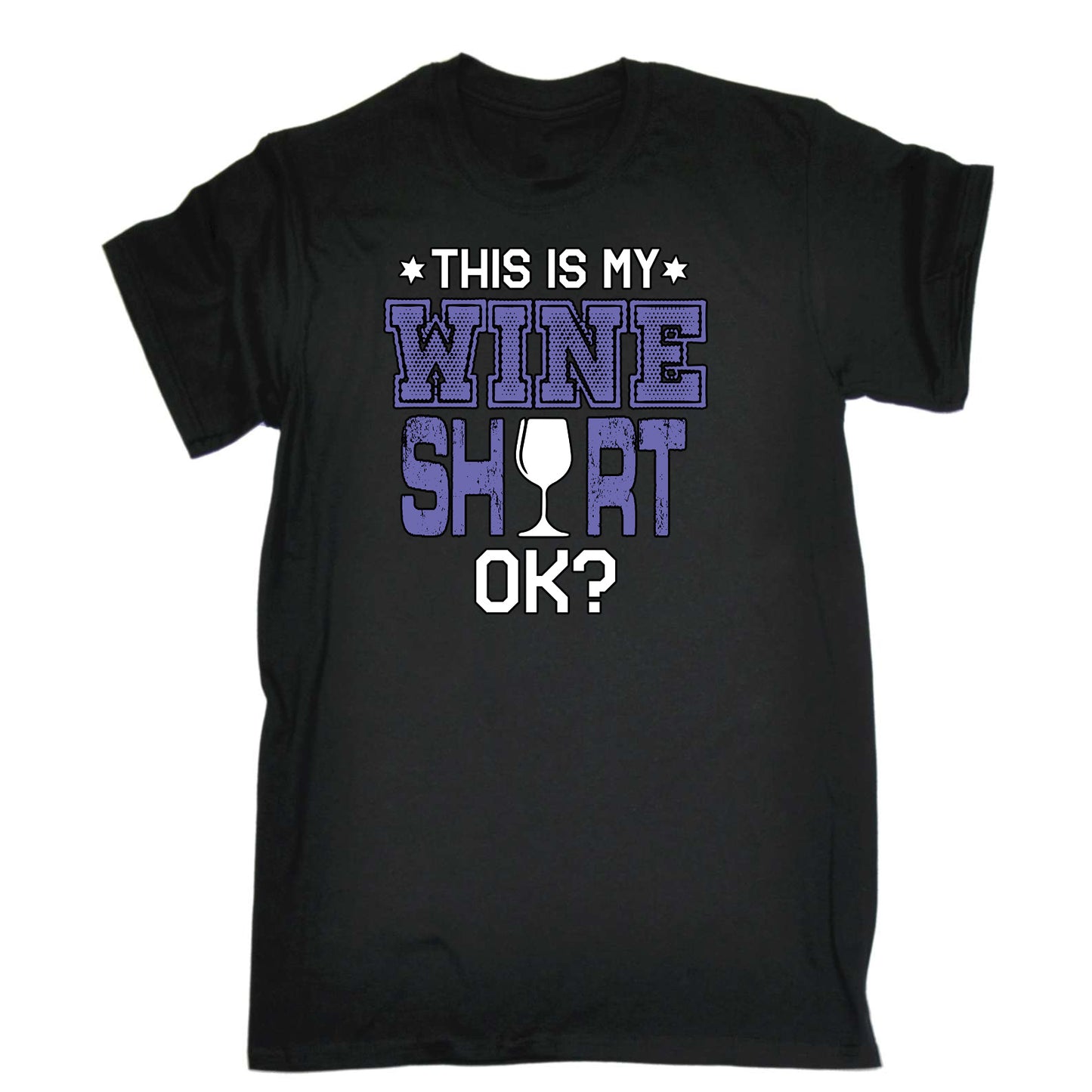 This Is My Wine Shirt Alcohol - Mens Funny T-Shirt Tshirts