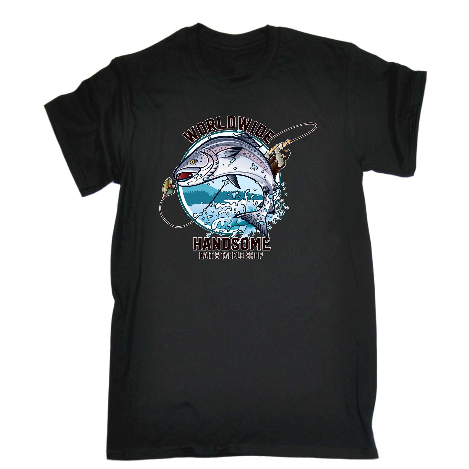 Worldwide Handsome Bait And Tackle Shop - Mens Funny T-Shirt Tshirts