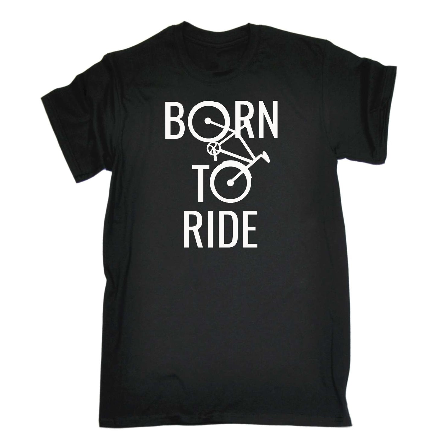 Born To Ride Cycling - Mens Funny T-Shirt Tshirts