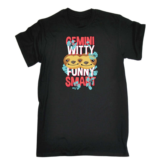 Gemini Twins Birthday Witty Funny Smart - Mens Funny T-Shirt Tshirts