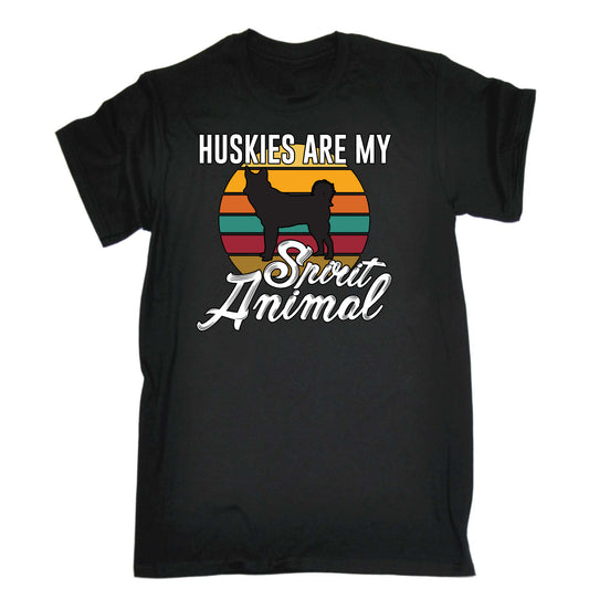Huskies Spirit Dogs Dog Pet Animal - Mens Funny T-Shirt Tshirts