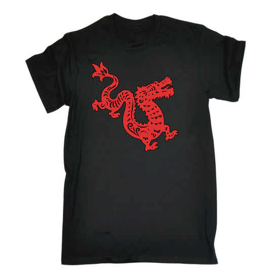 Red Dragon - Mens Funny T-Shirt Tshirts