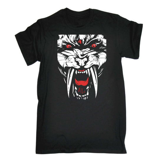 Sabertooth Animal Fashion - Mens Funny T-Shirt Tshirts