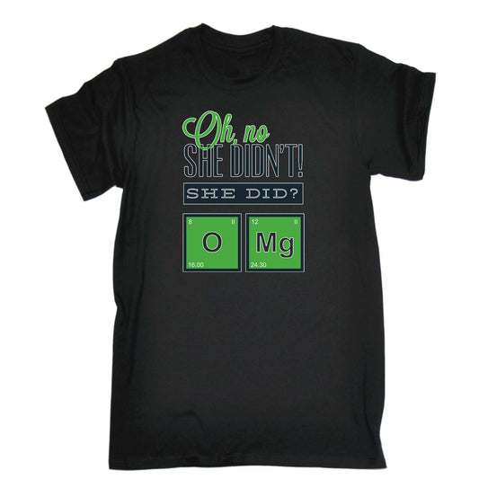 Oh No She Didnt Omg - Mens Funny T-Shirt Tshirts