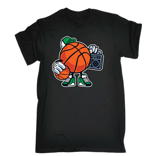 Street Basketball Cartoon Retro - Mens Funny T-Shirt Tshirts