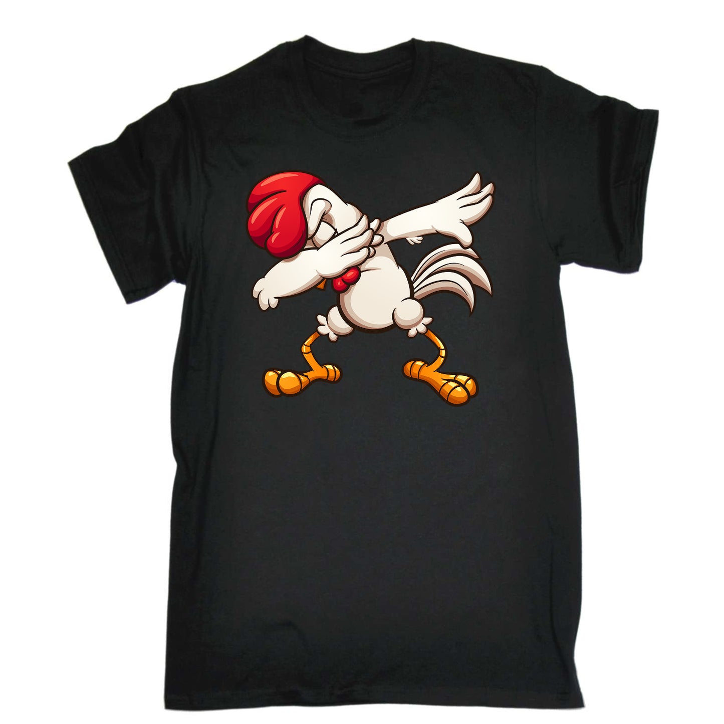 Chicken Dabbing Santa Christmas Chickens - Mens Funny T-Shirt Tshirts