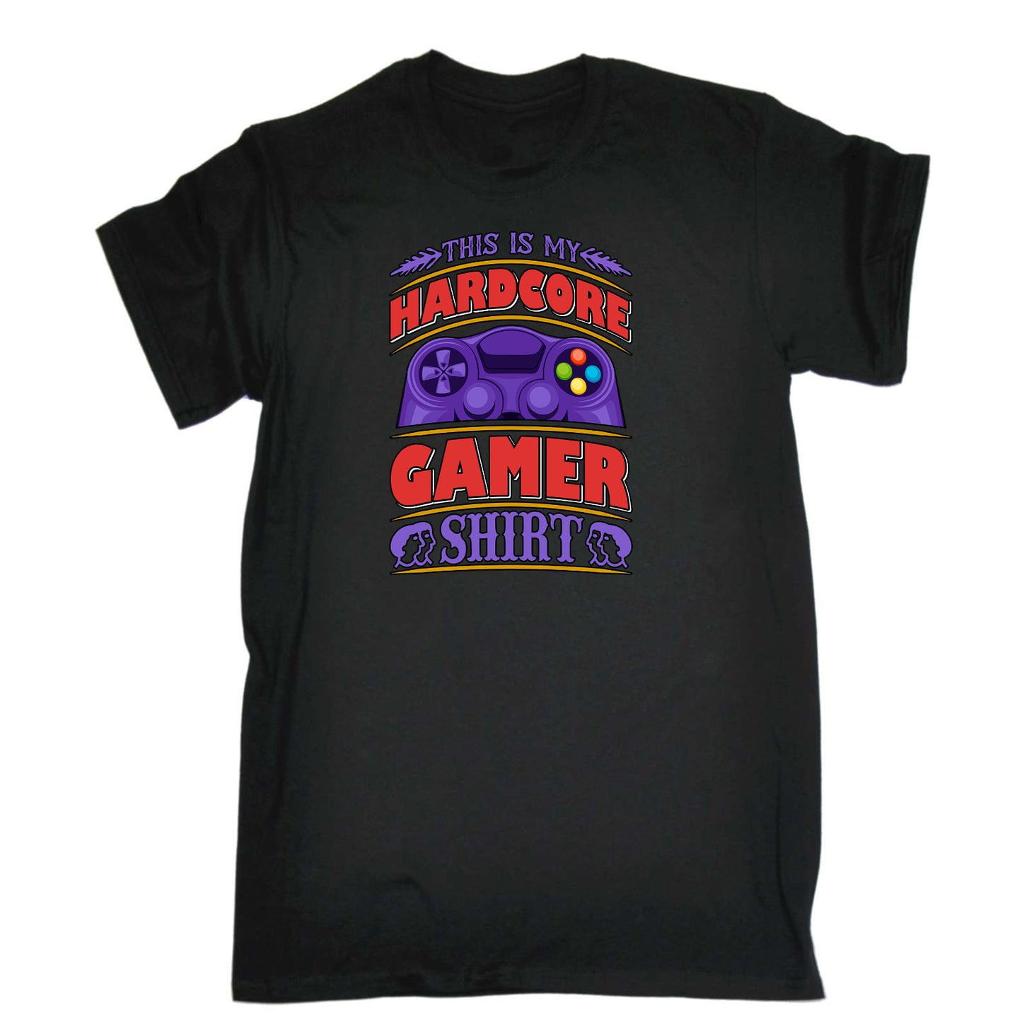 This Is My Hardcore Gamer Shirt Gaming - Mens Funny T-Shirt Tshirts