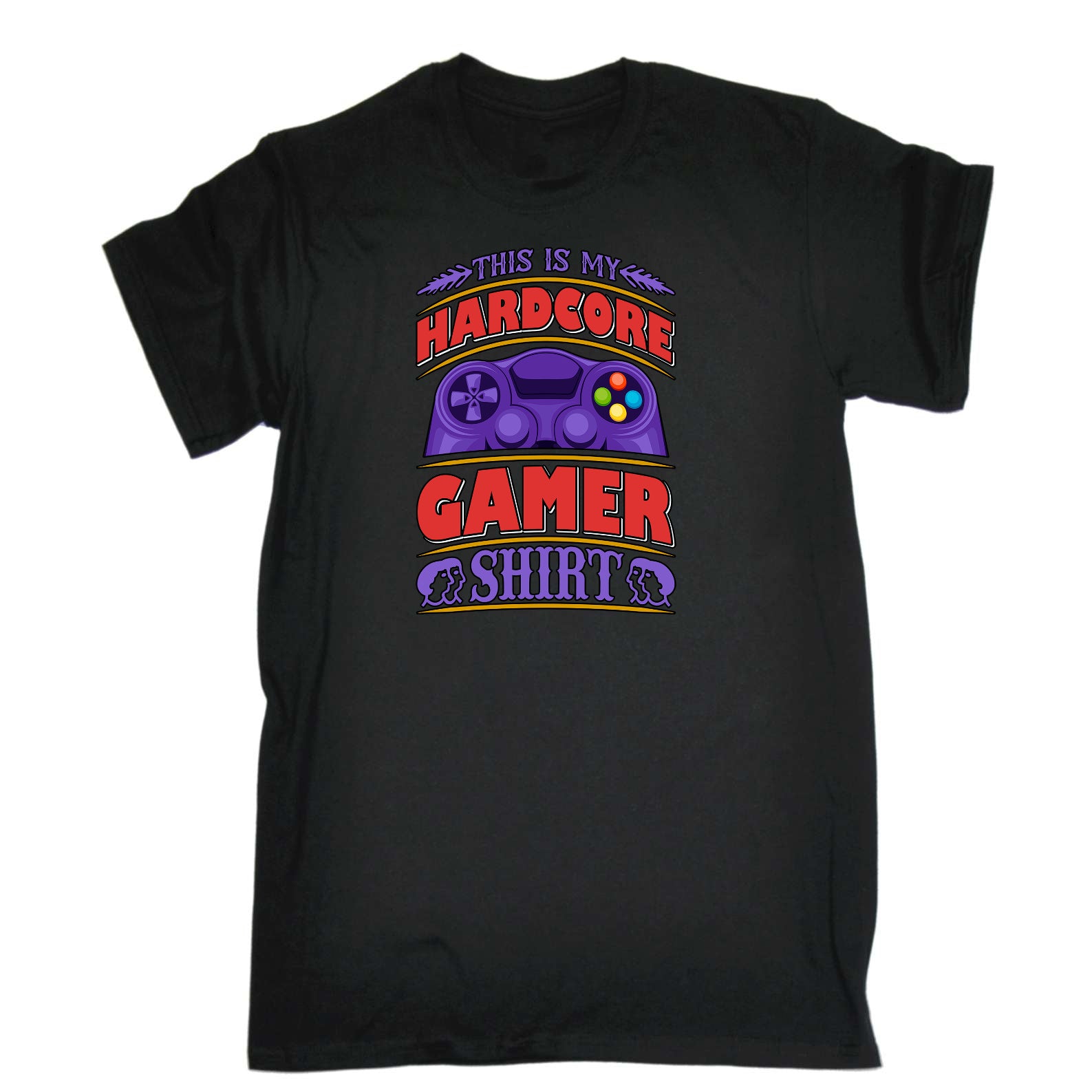 This Is My Hardcore Gamer Shirt Gaming - Mens Funny T-Shirt Tshirts