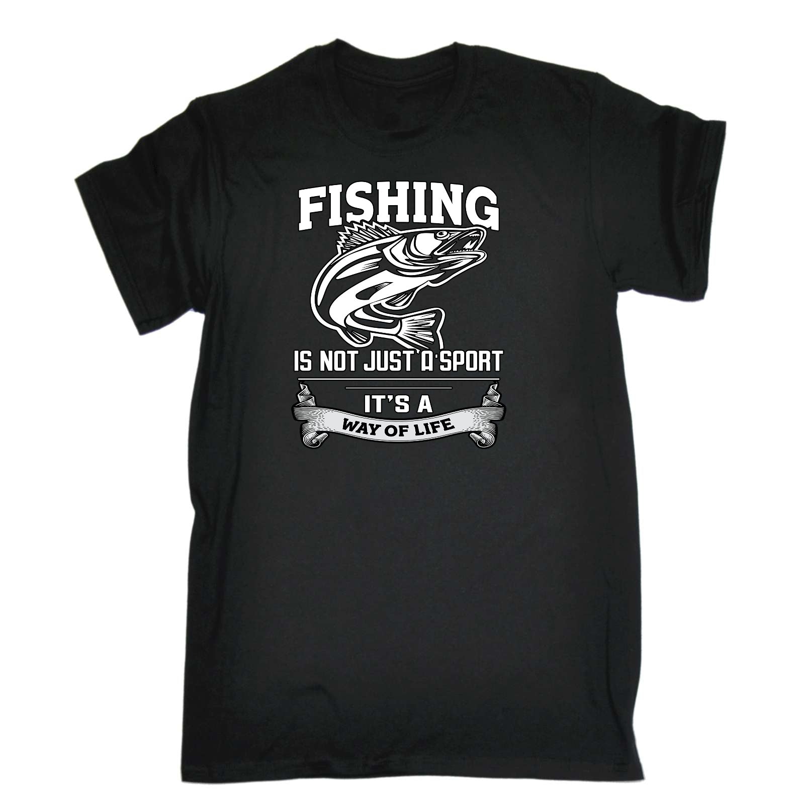 Fishing Not Just A Sport Way Of Life Fish Angling - Mens Funny T-Shirt Tshirts
