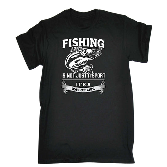 Fishing Not Just A Sport Way Of Life Fish Angling - Mens Funny T-Shirt Tshirts