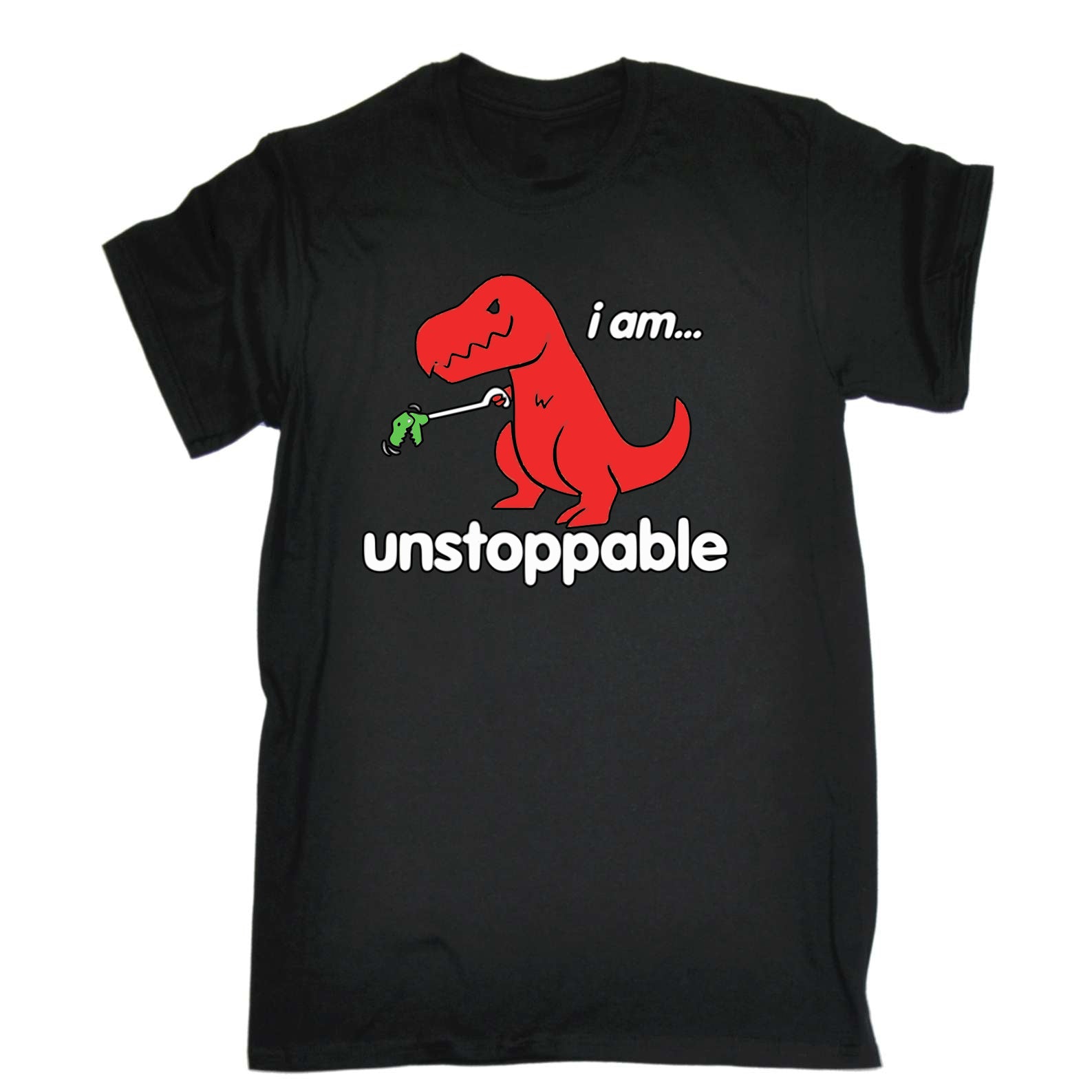I Am Unstoppable Dinosaur Trex - Mens Funny T-Shirt Tshirts
