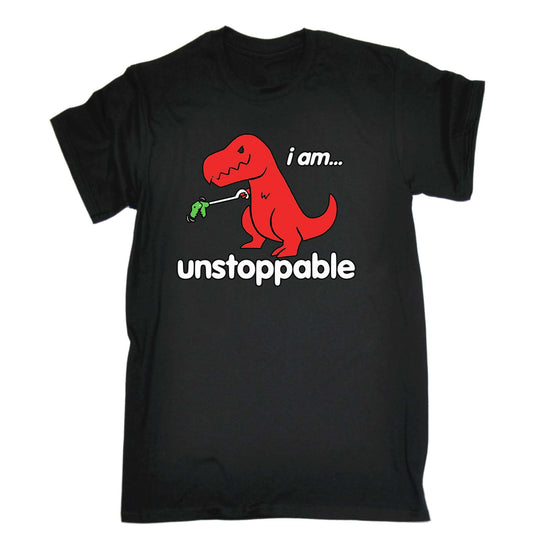 I Am Unstoppable Dinosaur Trex - Mens Funny T-Shirt Tshirts