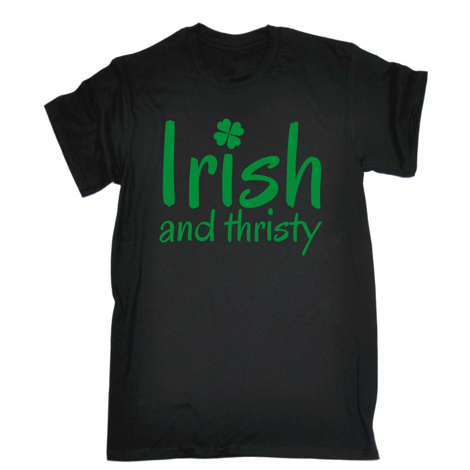 Irish And Thirsty St Patricks Day - Mens Funny T-Shirt Tshirts