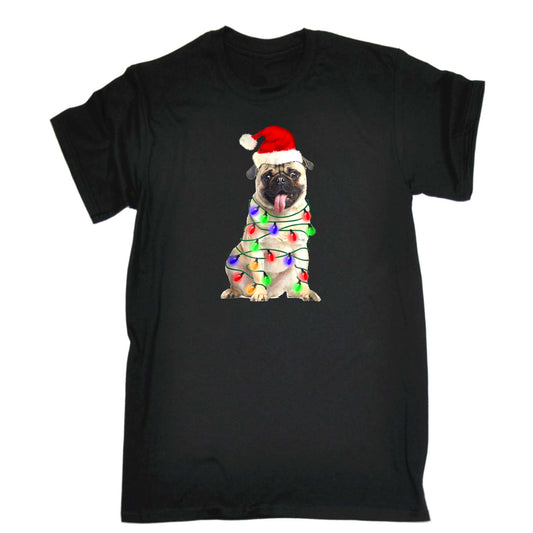 Pug Christmas Dog Xmas - Mens Funny T-Shirt Tshirts