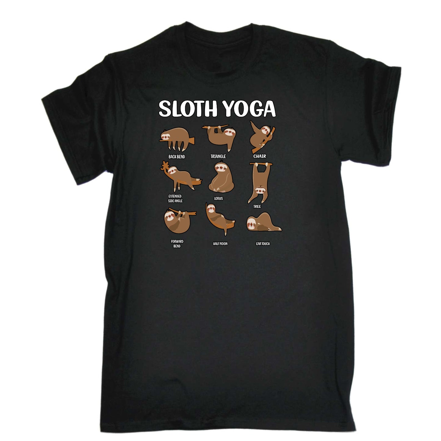 Sloth Yoga - Mens Funny T-Shirt Tshirts