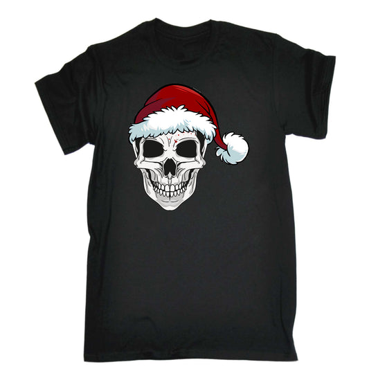 Santa Skull Christmas Xmas - Mens Funny T-Shirt Tshirts