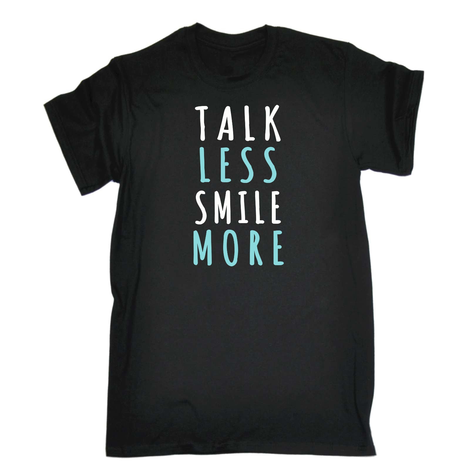 Talk Less Smile More Fashion - Mens Funny T-Shirt Tshirts