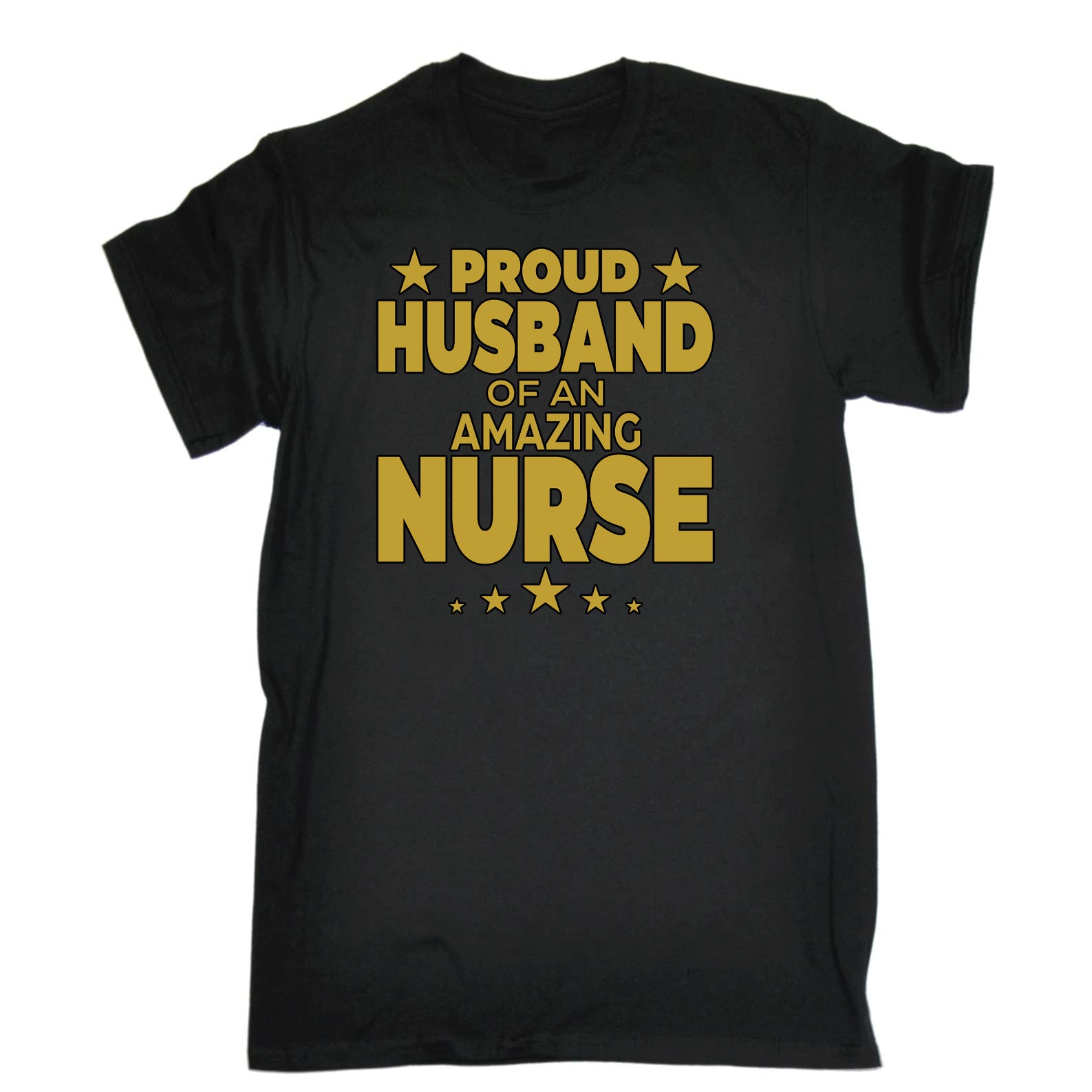 Proud Husband Of An Amazing Nurse - Mens Funny T-Shirt Tshirts