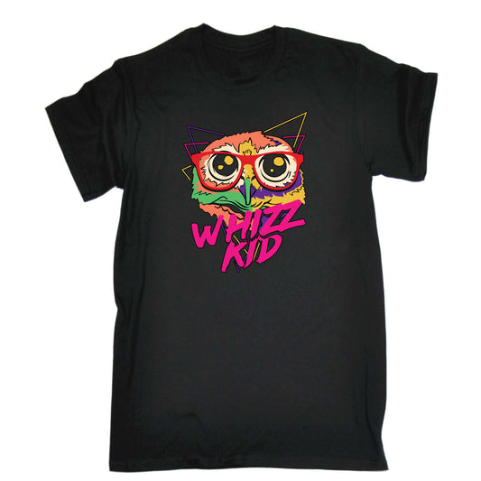 Whizz Kid Retro Owl - Mens Funny T-Shirt Tshirts
