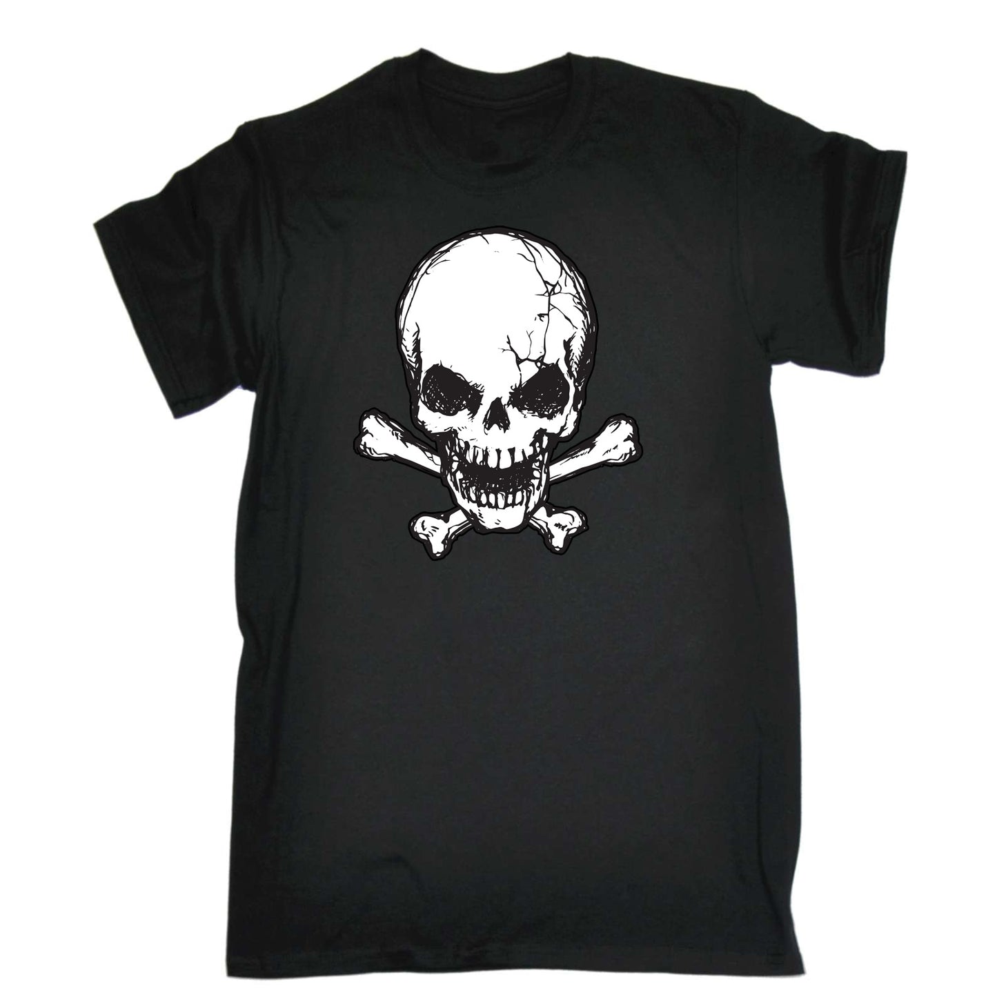 Skull And Crossbones - Mens Funny T-Shirt Tshirts