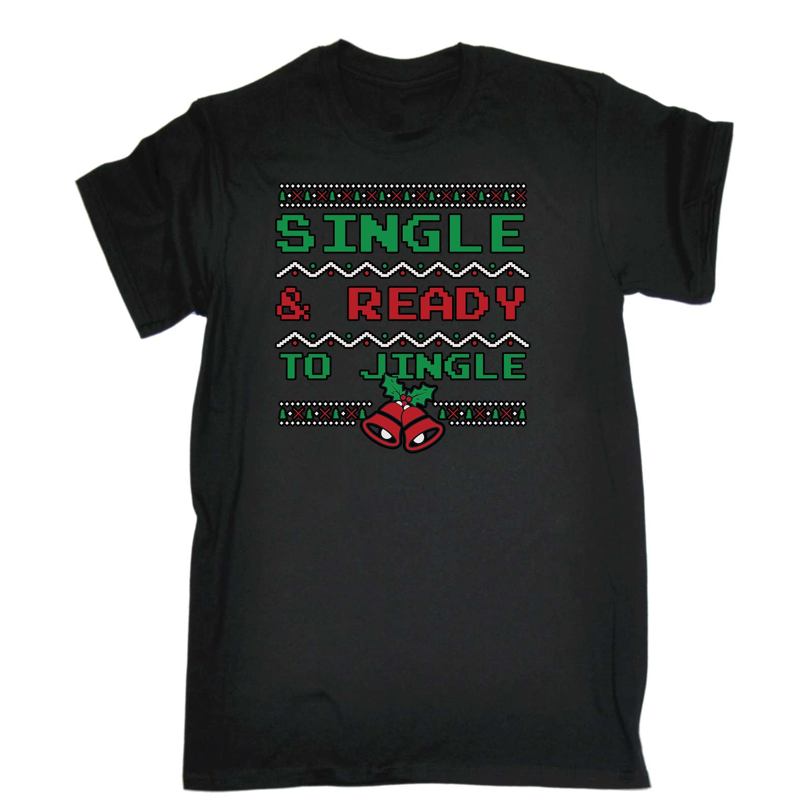 Christmas Xmas Single And Ready To Jingle - Mens Funny T-Shirt Tshirts