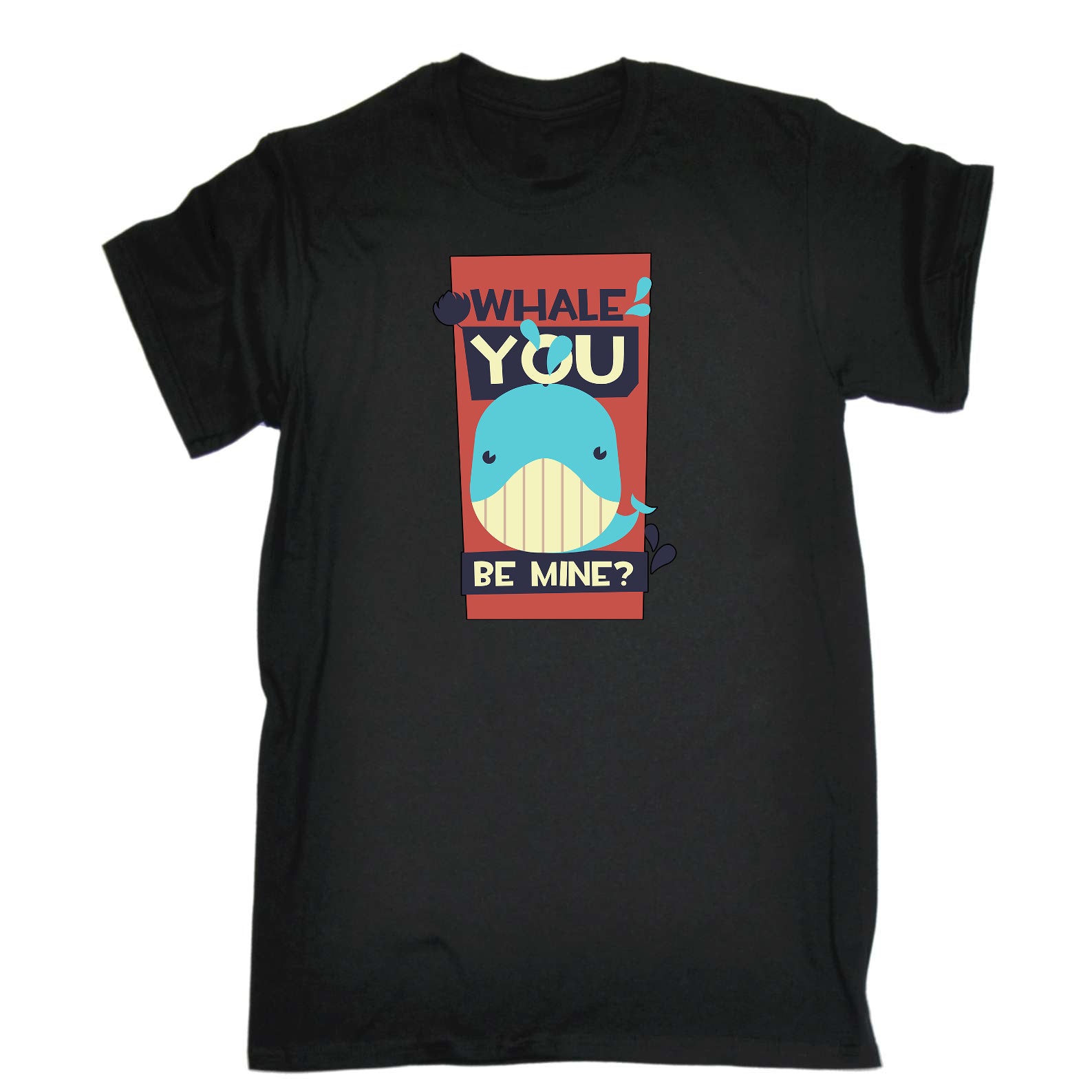 Whale You Be Mine Will Animal - Mens Funny T-Shirt Tshirts