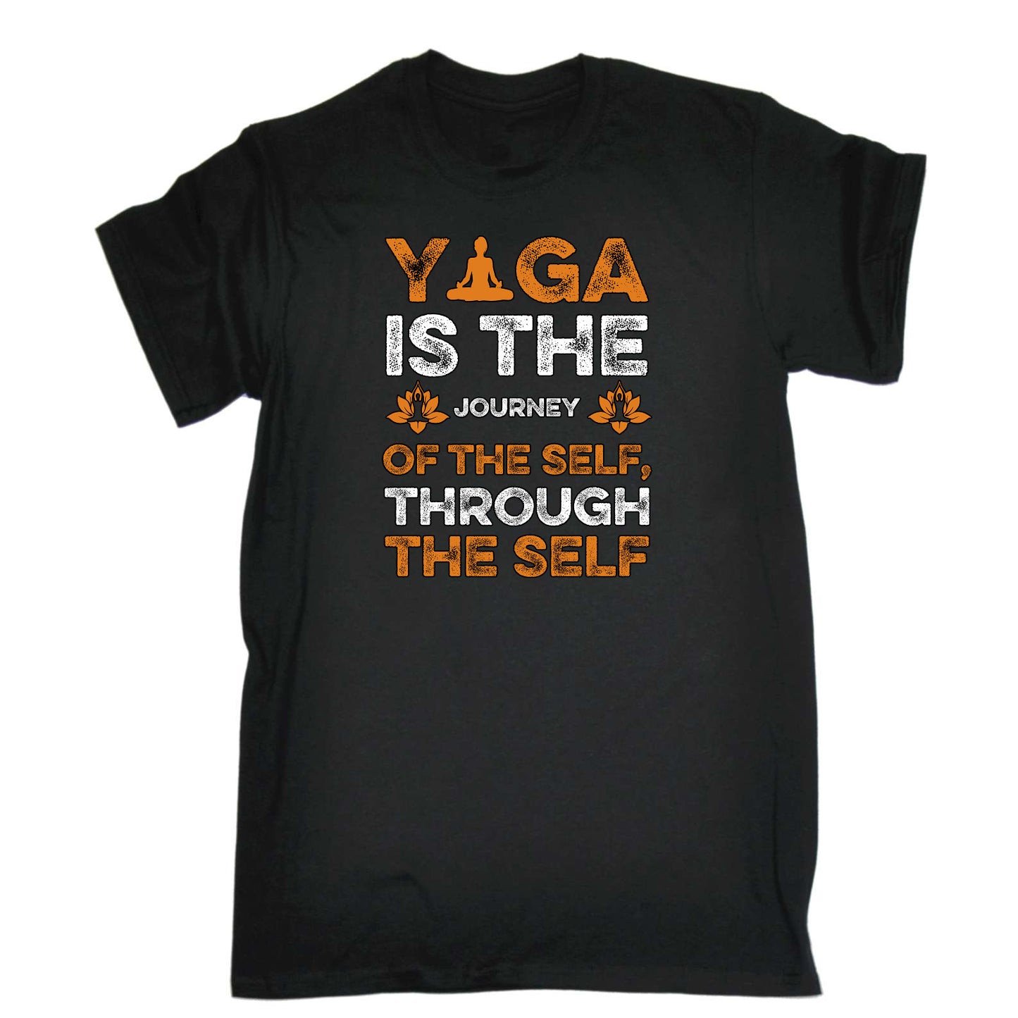 Yogo Is The Journey Of The Self - Mens Funny T-Shirt Tshirts