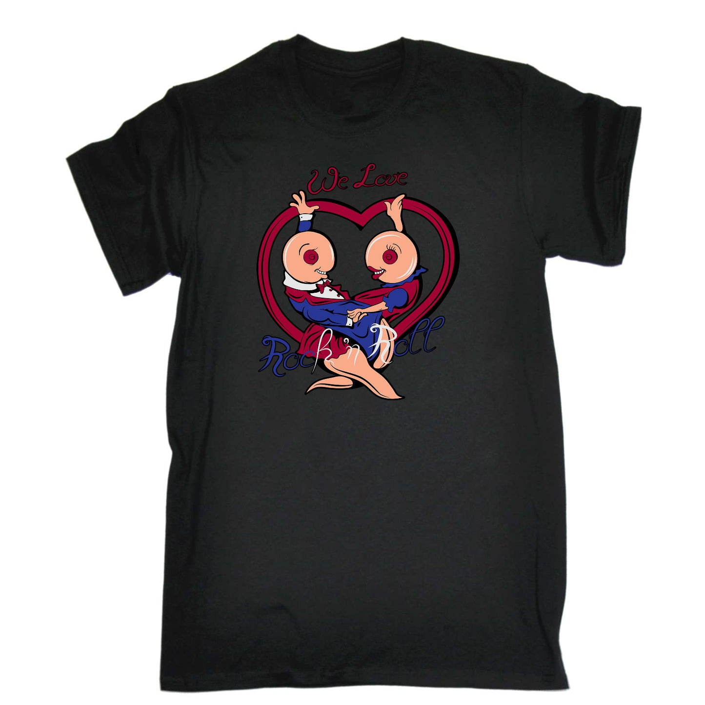 We Love Rock And Roll Dancing - Mens Funny T-Shirt Tshirts