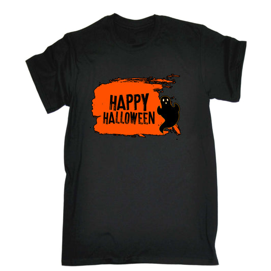 Happy Halloween Ghost - Mens Funny T-Shirt Tshirts