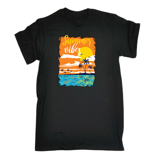 Summer Vibes - Mens Funny T-Shirt Tshirts