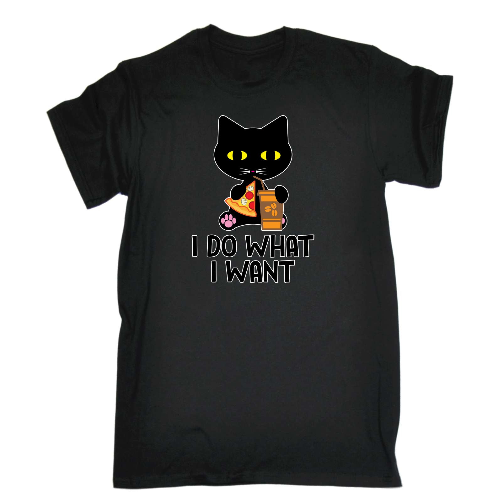 I Do What I Want Cat Kitten Pussy Cats - Mens Funny T-Shirt Tshirts
