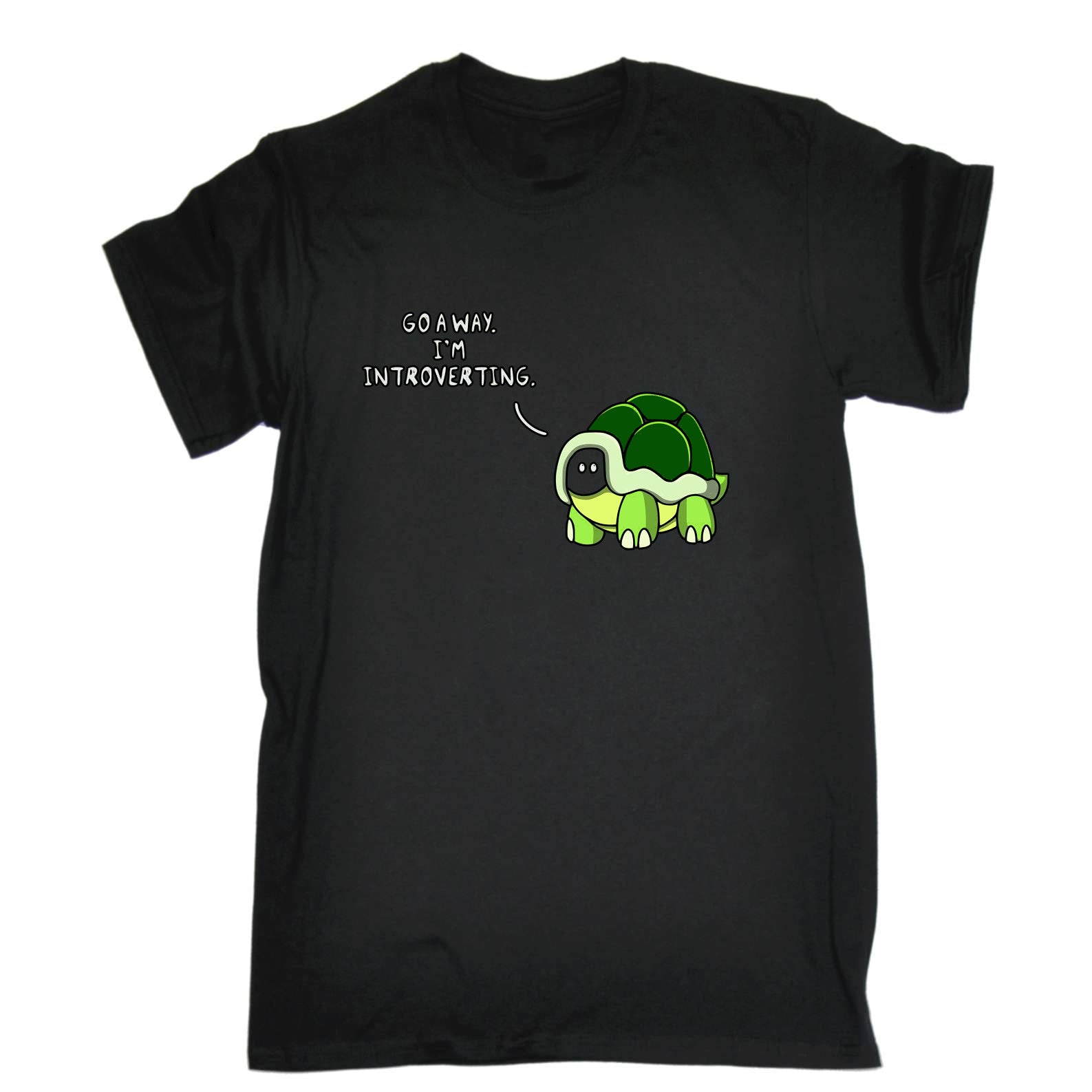 Go Away Im Introverting Funny - Mens Funny T-Shirt Tshirts